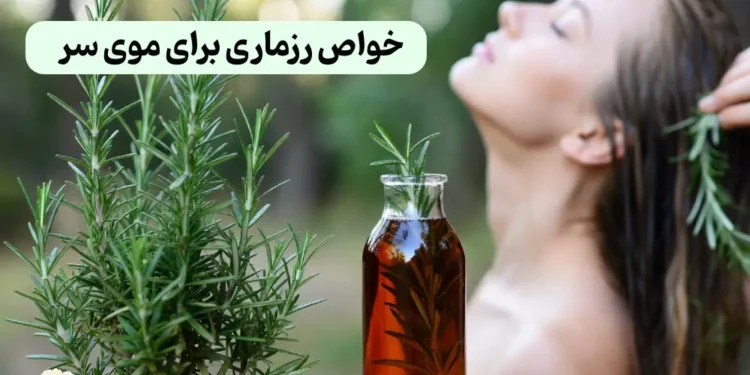 خواص رزماری برای موی سر